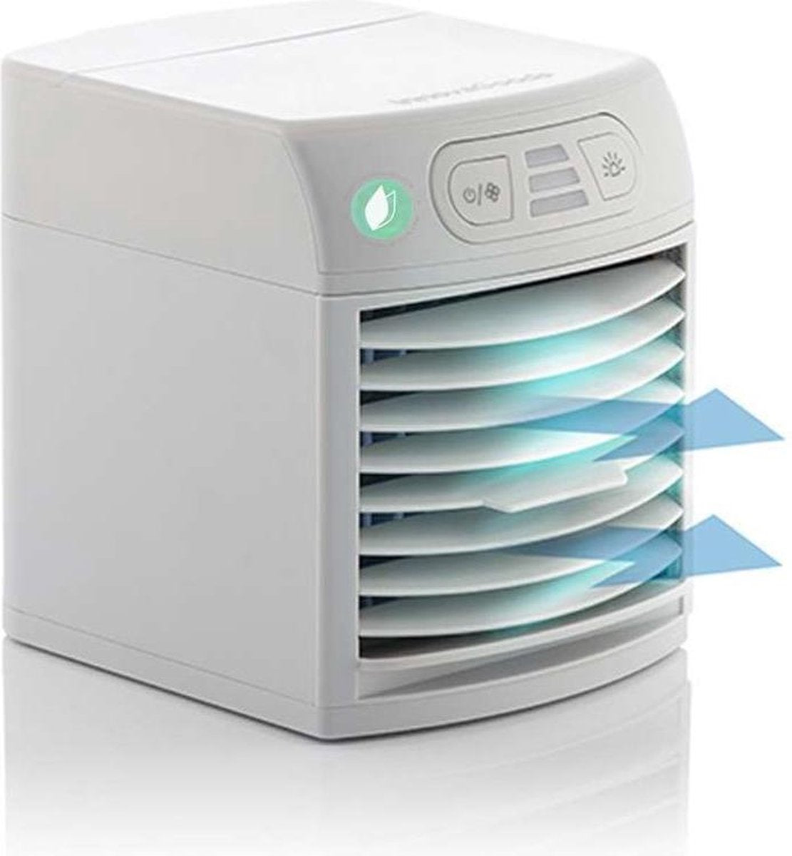 Draagbare mobiele Aircooler met LED-licht Freezyq+ InnovaGoods