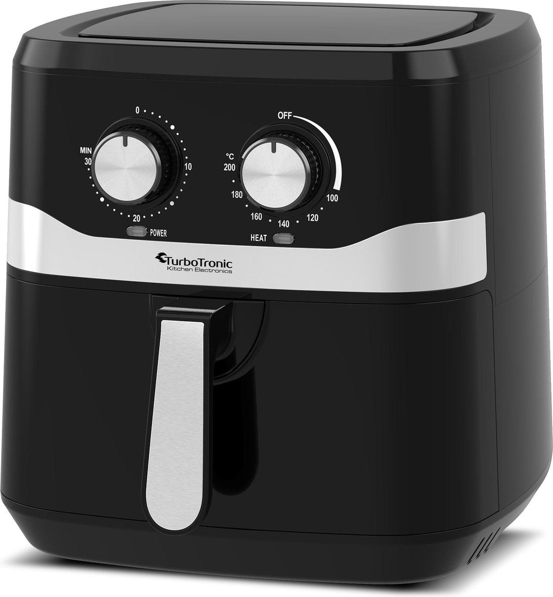 TurboTronic TT-AF7M XL Airfryer/ Friteuse - 7.5 Liter