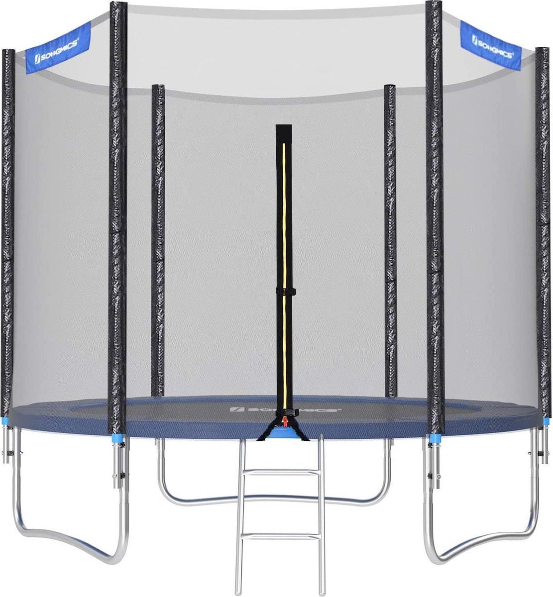 Trampoline met Veiligheidsnet - Ø 244 cm - met Ladder - Blauw - TÜV Rheinland getest - Veilig