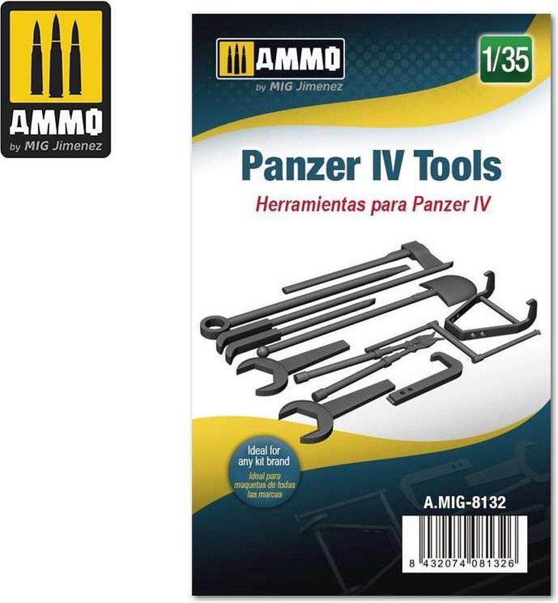 1:35 AMMO MIG 8132 Panzer IV Tools Resin onderdeel