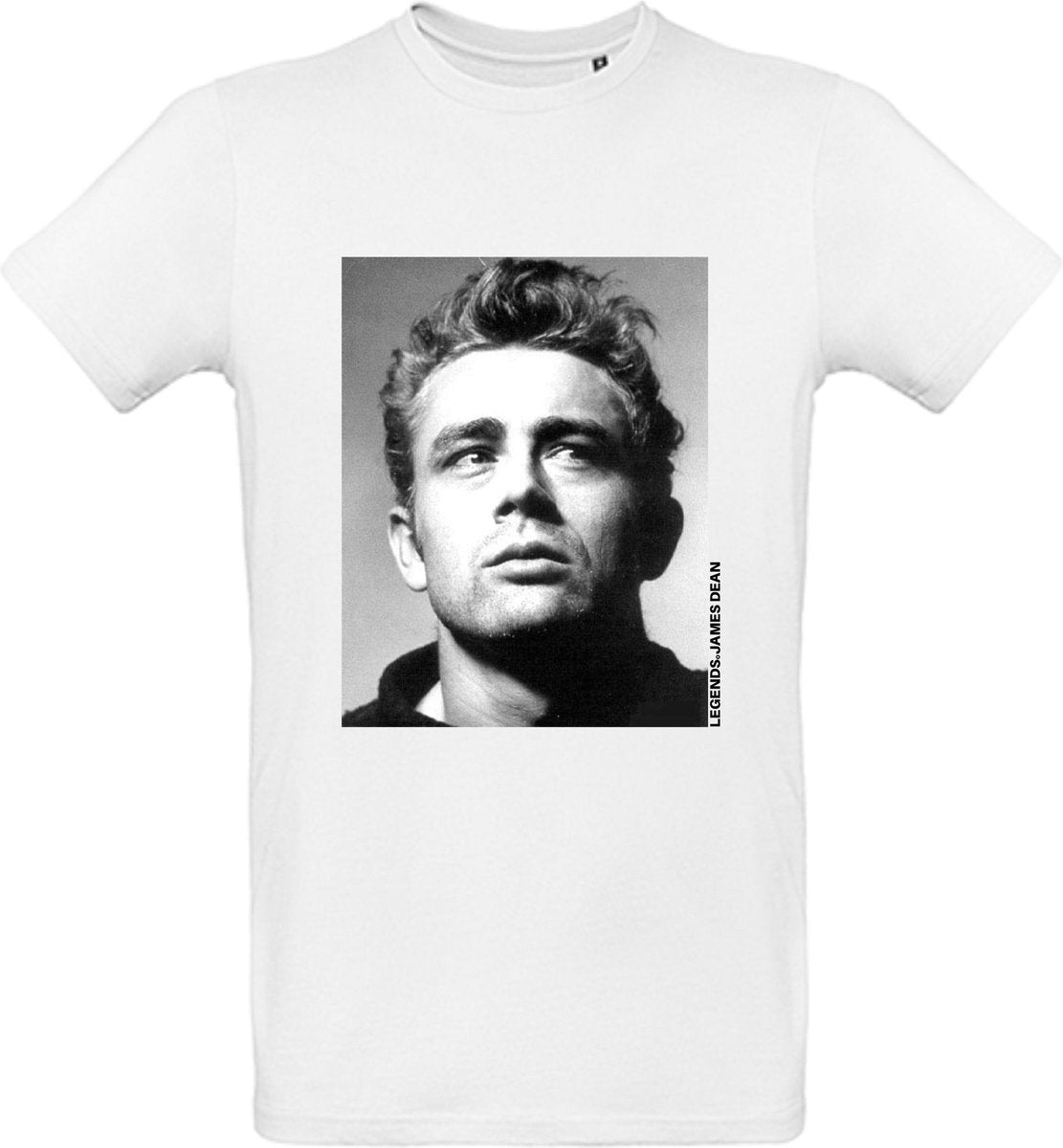 James Dean T-shirt - Wit - Maat M - Wit