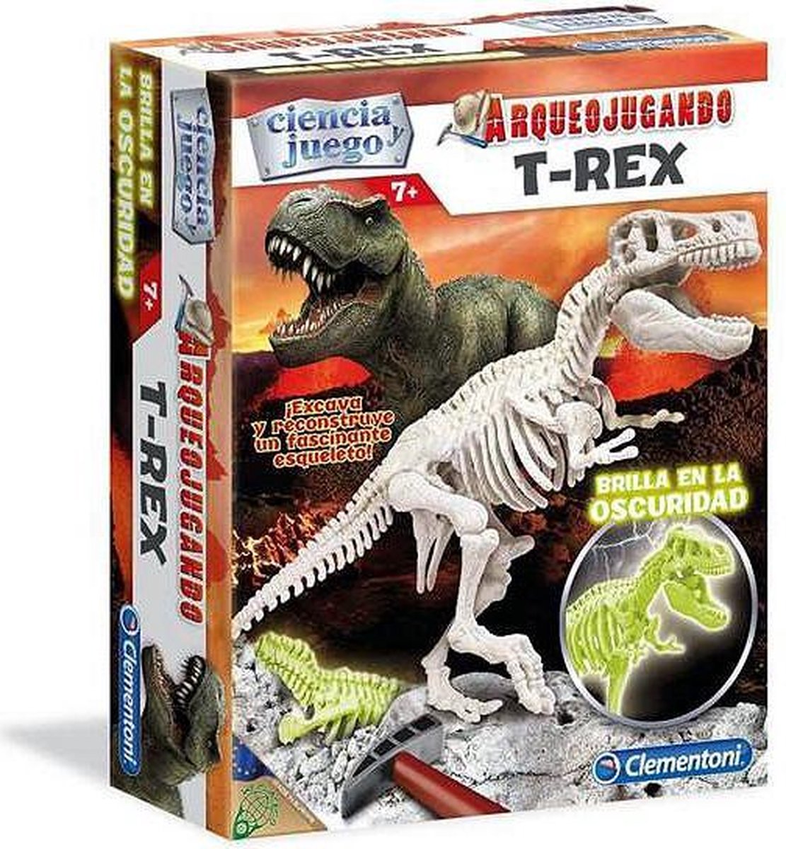 Wetenschapsspel Arqueojugando T-Rex  Clementoni (ES) (20 x 24 x 6 cm)