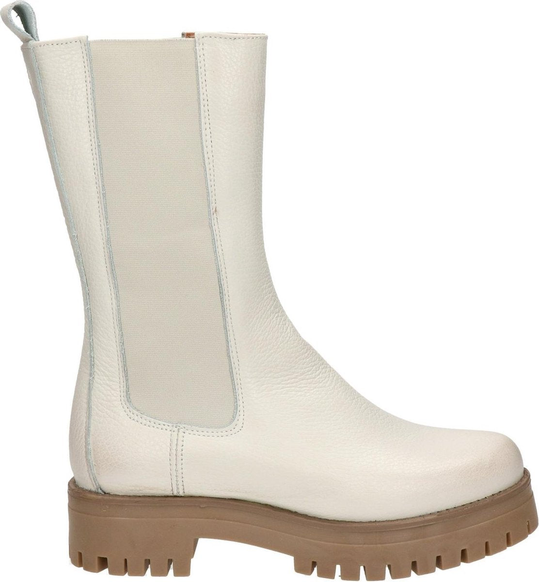 Nelson dames chelseaboot - Wit - Maat 36
