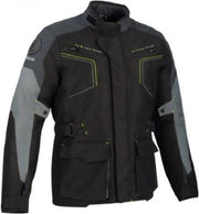 Bering Winnipeg Black Grey Fluo Textile Motorcycle Jacket M