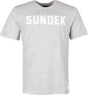 Sundek Sportshirt - Maat L  - Mannen - grijs/ wit