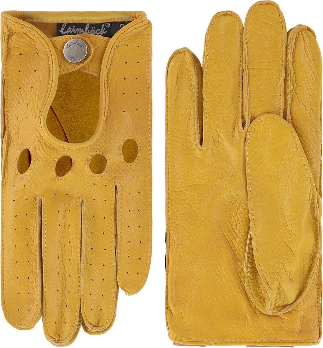 Deerlook leren autohandschoenen voor heren model Andalusie Color: Oak