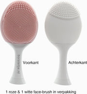 Facebrush - elektrische gezichtsborstel voor op Philips Sonicare elektrische tandenborstels - 4 stuks