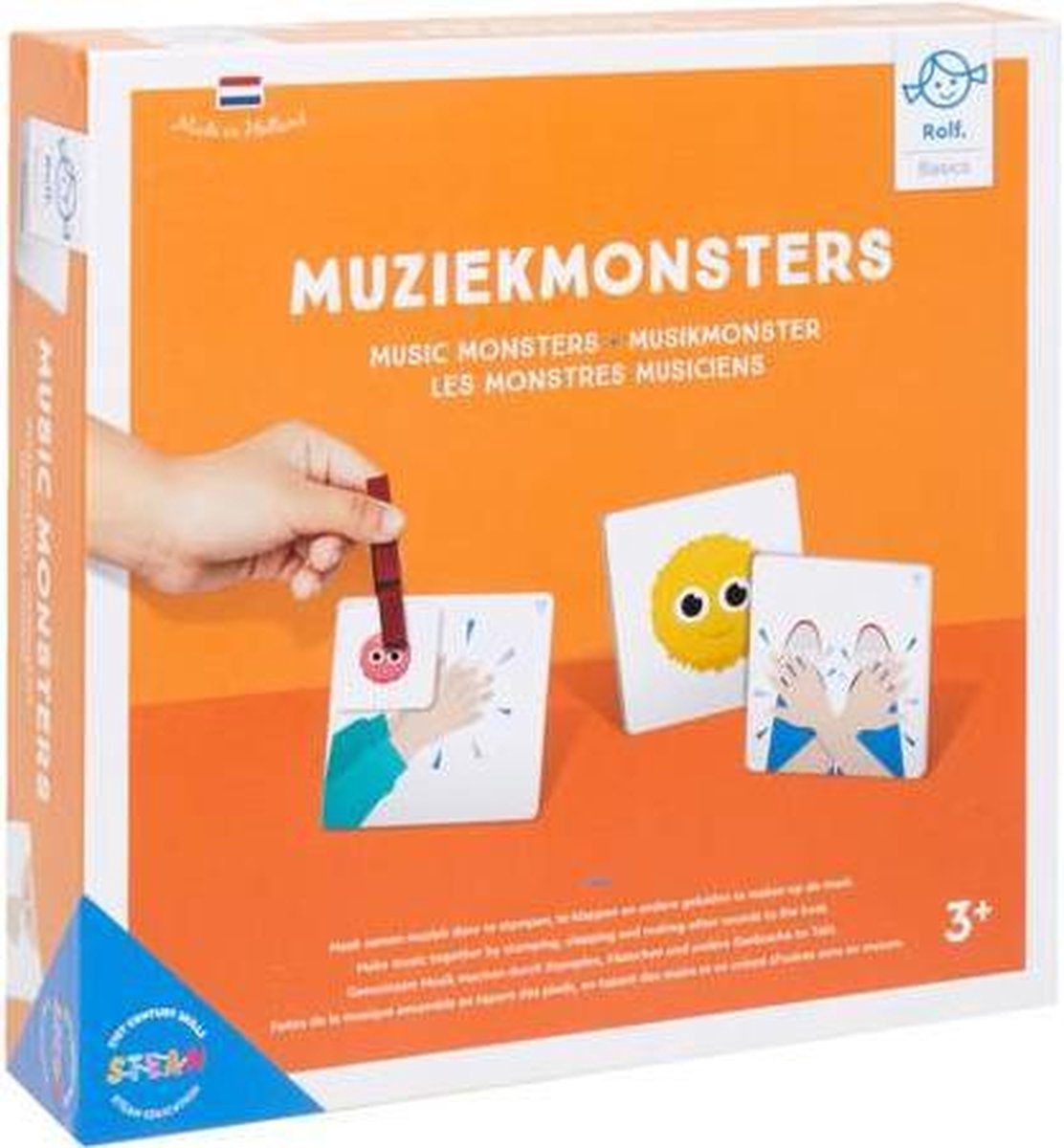 Rolf Basics - Muziekmonsters - Educatief speelgoed voor kinderen vanaf 3 jaar