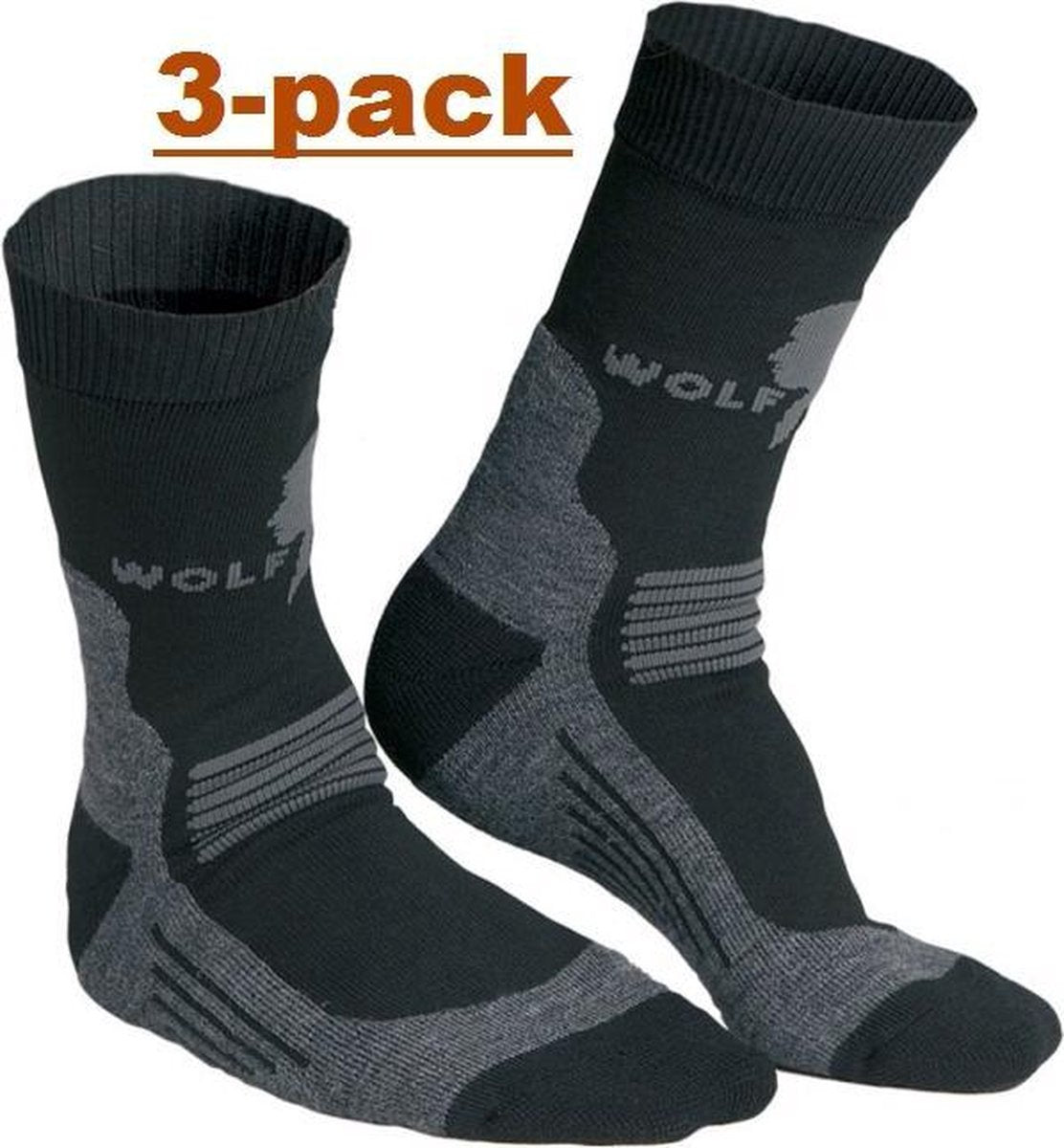 Wolf Camper Technische sok 3-pack 37-39