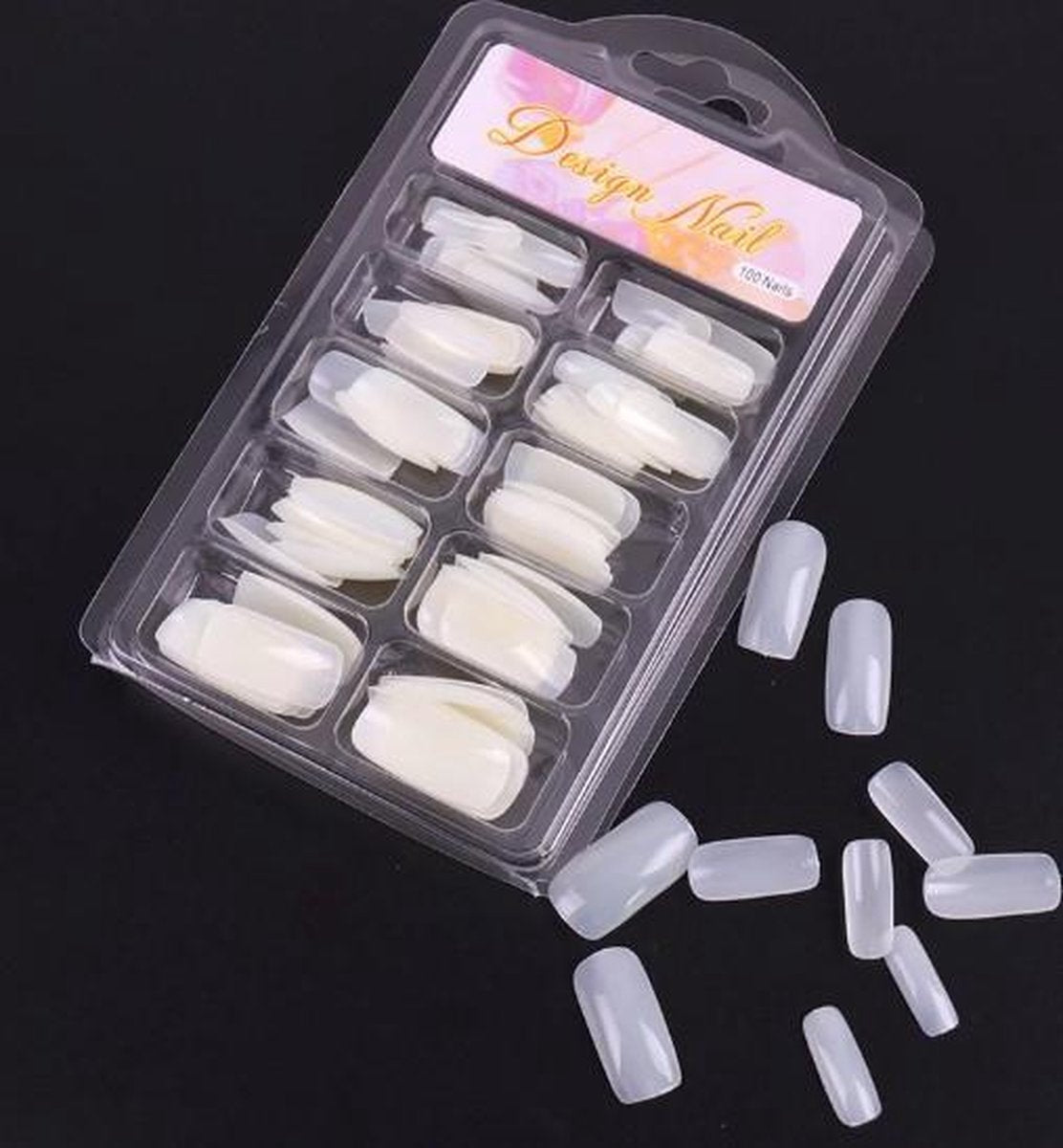 Nageltips Set - 100 stuks - Wit - French Nail Acryl Nails