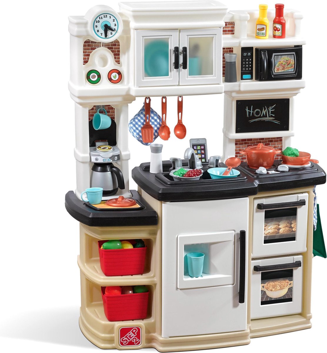 Step2 Great Gourmet Speelkeuken - Elektrische kookplaat - Incl. 36-delige accessoire-set