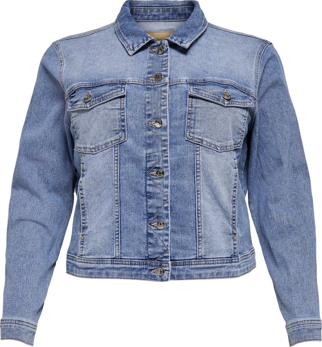 ONLY CARMAKOMA CARWESPA LIFE DENIM JACKET LBD NOOS Dames Jas - Maat 54/56
