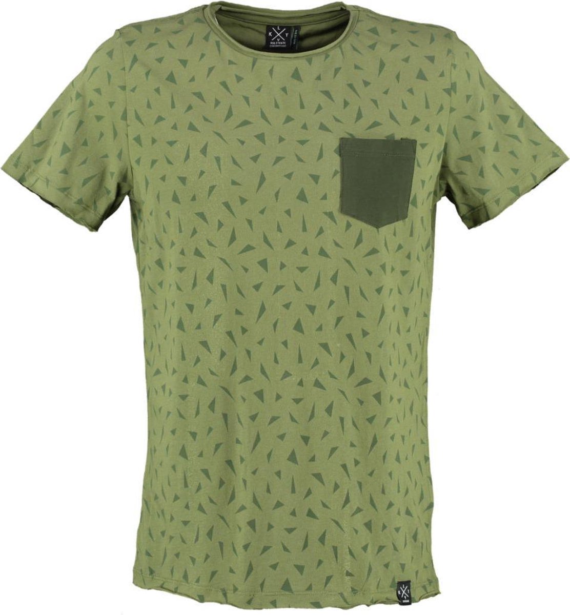 Kultivate groen t-shirt - Maat S