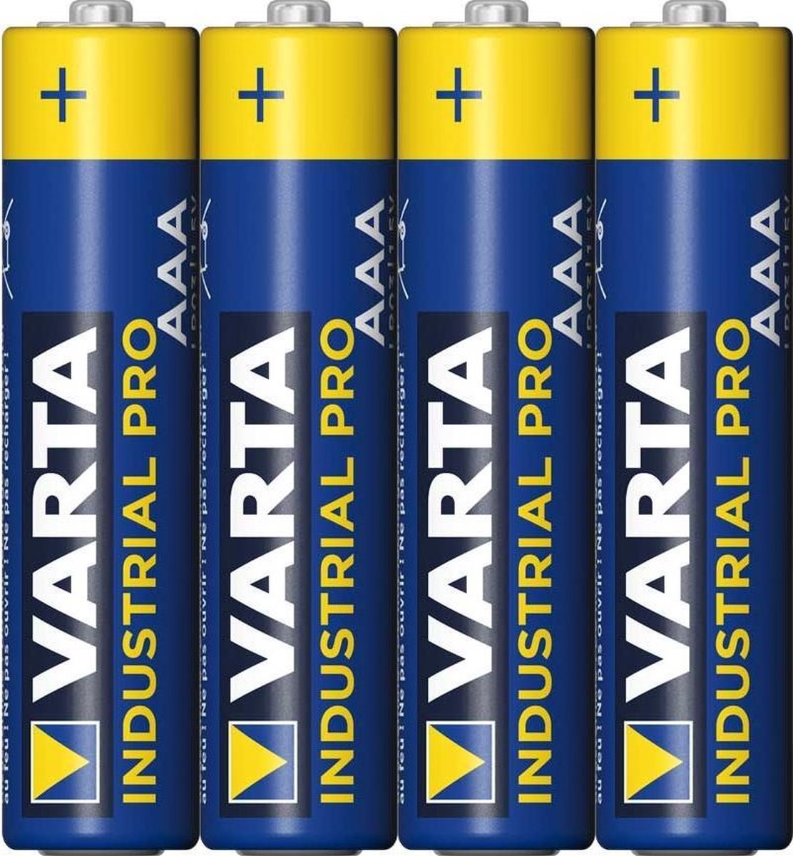 Varta Industrial Pro Alkaline AAA Batterijen - 4 stuks