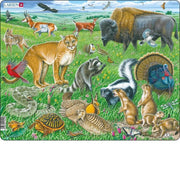 Puzzel Maxi Dieren - In de Amerikaanse natuur - 53 stukjes