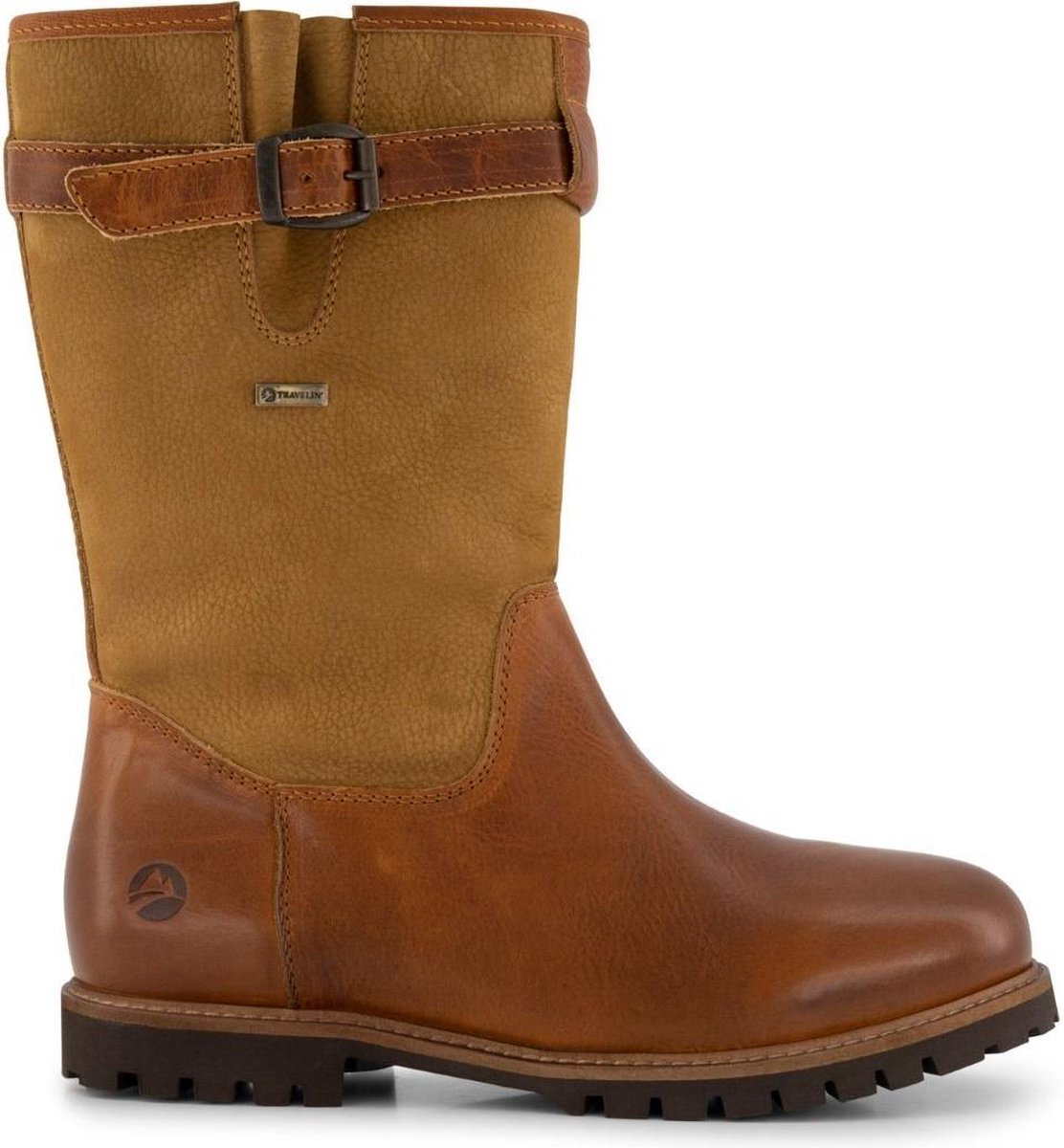 Travelin Finland Outdoorlaarzen Mannen - Cognac - Maat 45