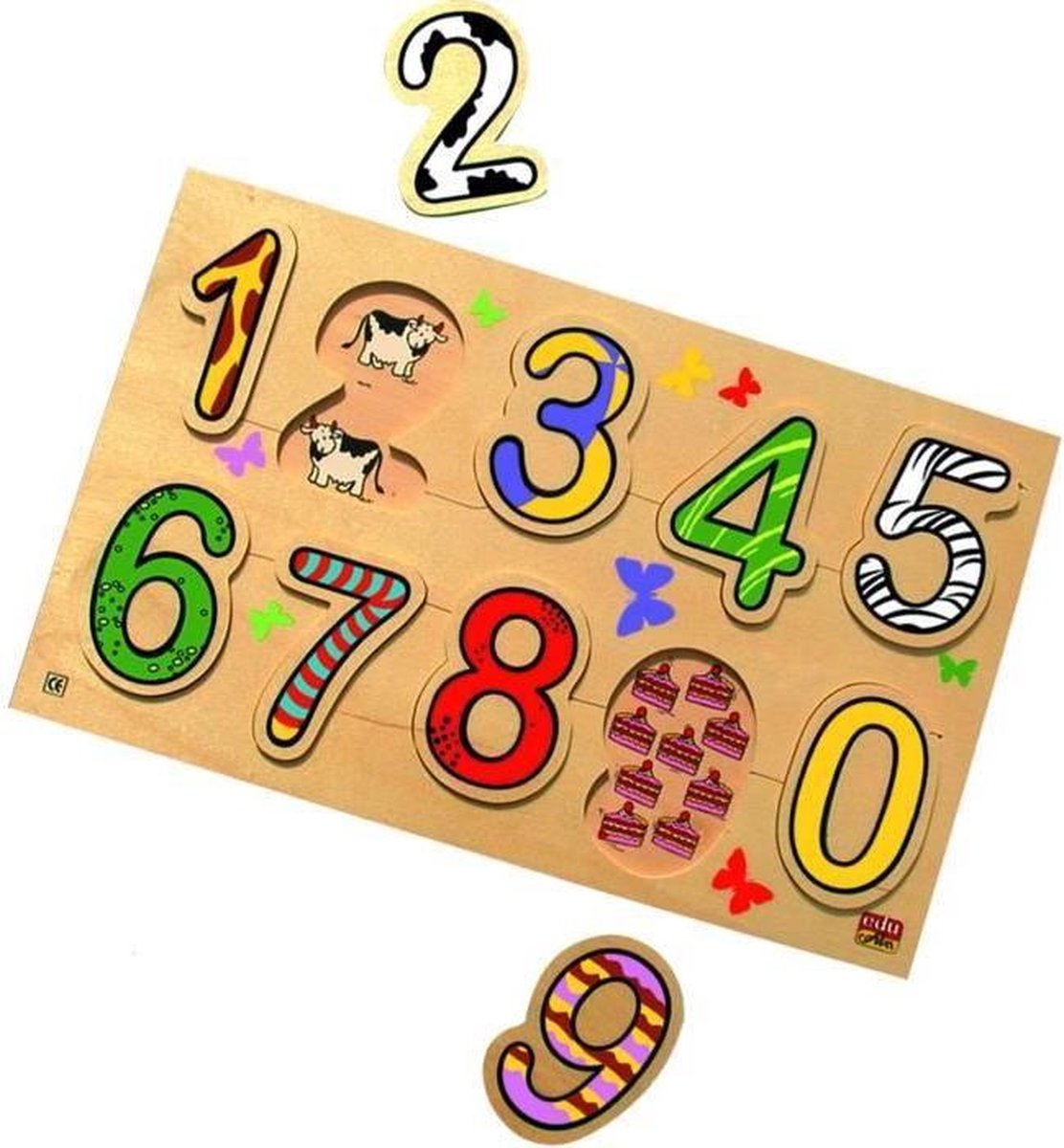 BSM Inbouwset Puzzelnummers en hoeveelheden - Gemengd - Individueel geleverd
