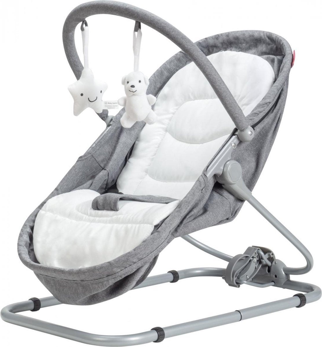 Moby-System MILA Wipstoel baby Plat op te vouwen Grijs