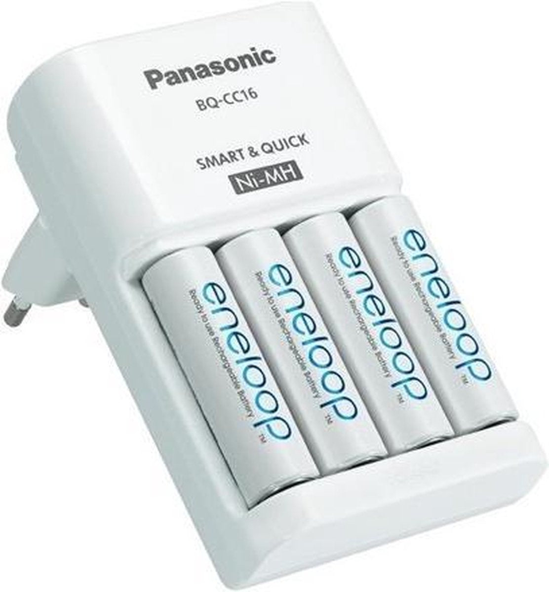 Sanyo laadapp.  MQR06-E-4-3UTGB incl. 1x4 Eneloop AA 1900 mAh