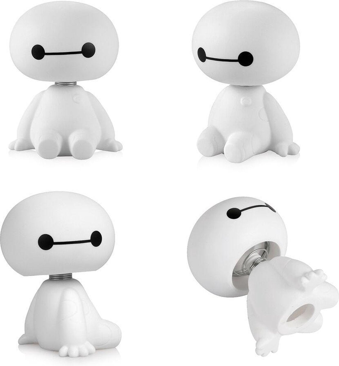 WiseGoods - Auto Baymax - Auto Ornament - Hoofd Schudden - Auto Interieur Accessoire - Decoratie - Robot