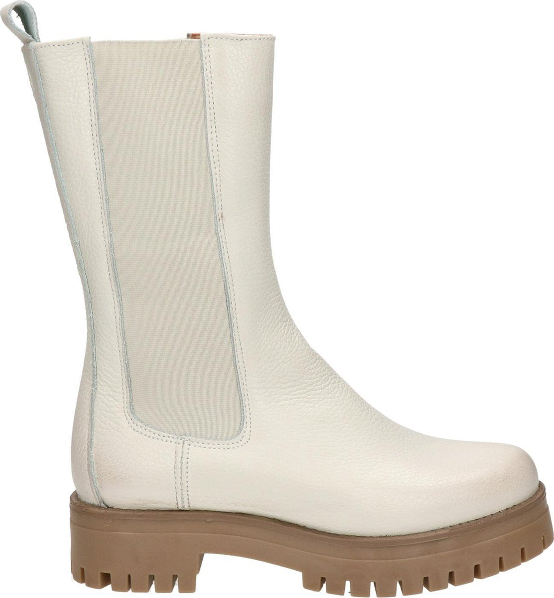 Nelson dames chelseaboot - Wit - Maat 40