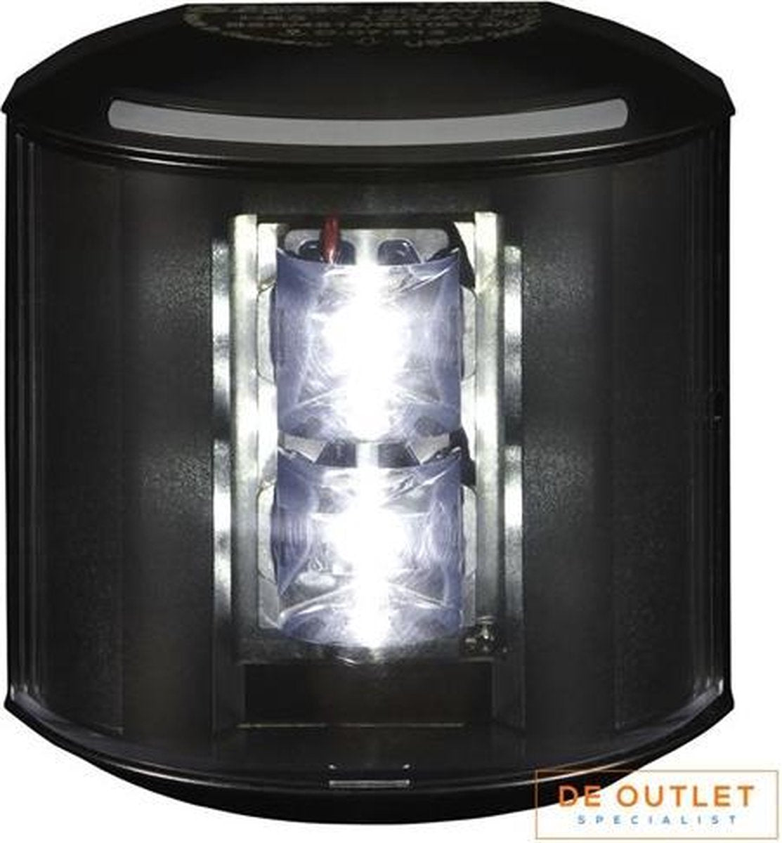 Aqua Signal series 43 steamlight LED 12/24V black 225