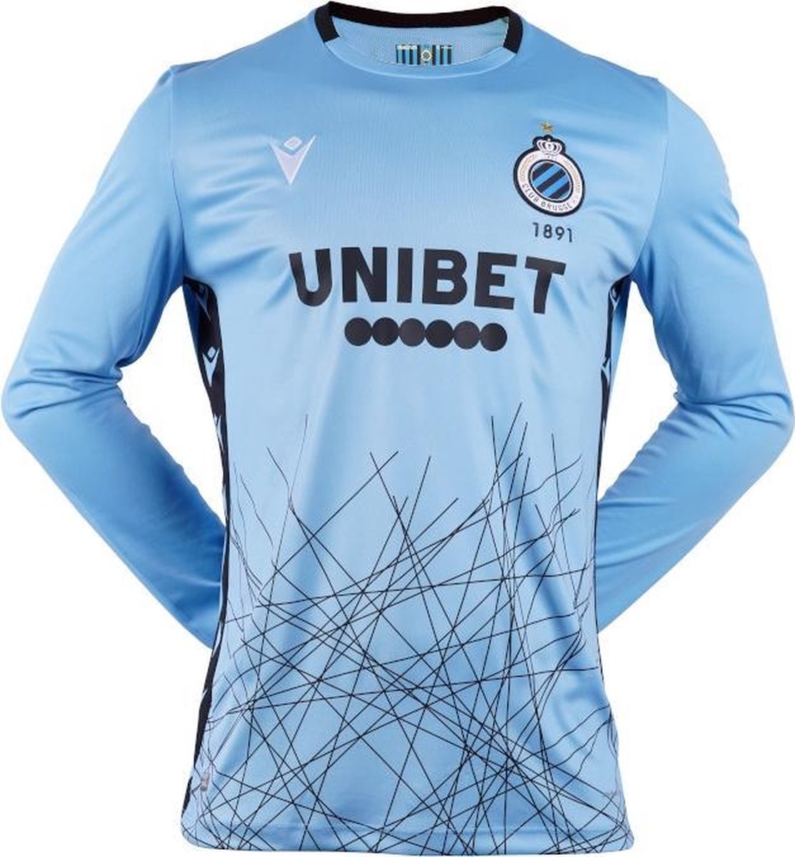 Keepershirt blauw volw. 20/21