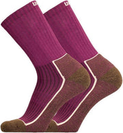 Uphillsport Wandelsokken Saana Polykatoen Paars/bruin Maat 39-42