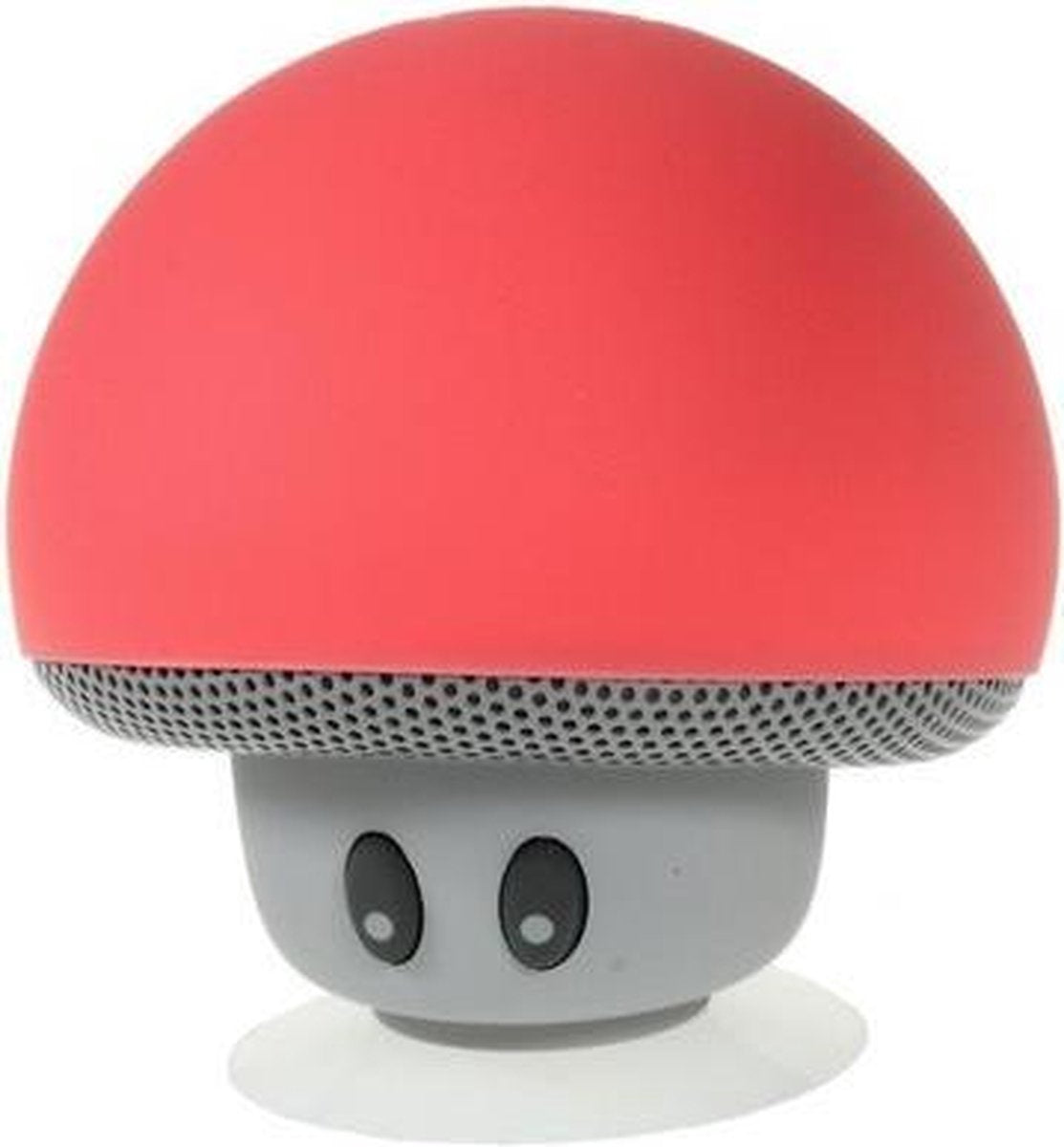 Draadloze bluetooth speaker paddenstoel rood mushroom