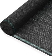 vidaXL Tennisnet 1x25 m HDPE zwart