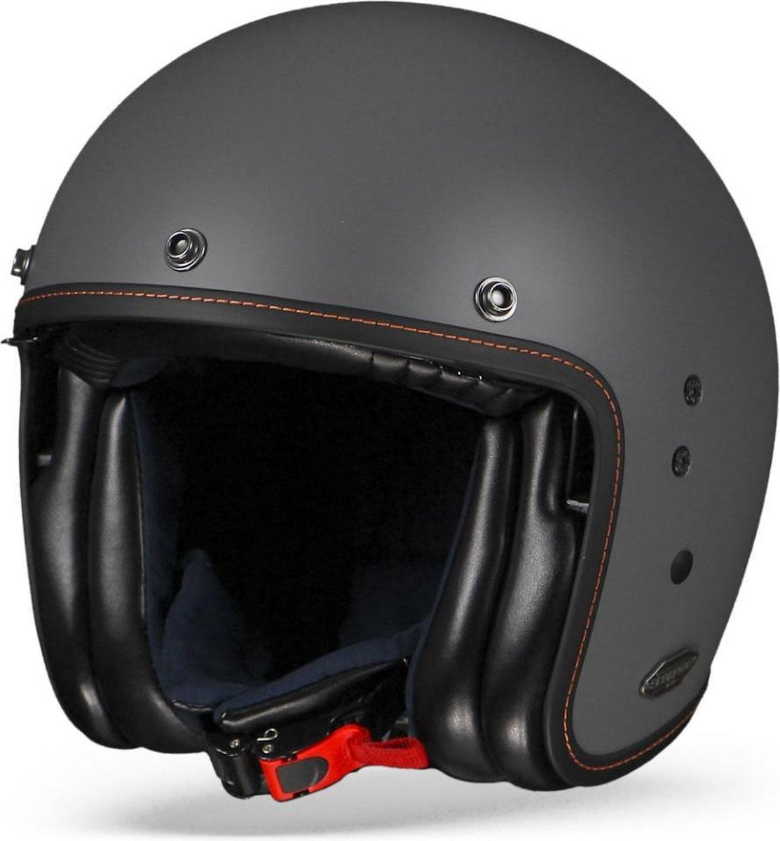Scorpion Belfast Mat Cement Grijs Jethelm - Motorhelm - Maat S