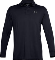 Under Armour Performance LS Polo Zwart - Heren - Maat XXL