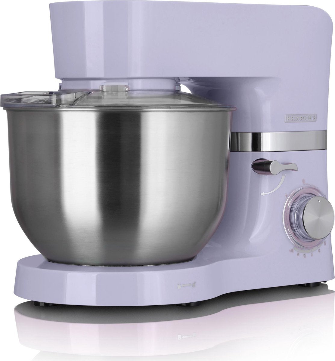 Heinrich´s HKM 6278 - keukenmachine - 1300 Watt - XL - lila.