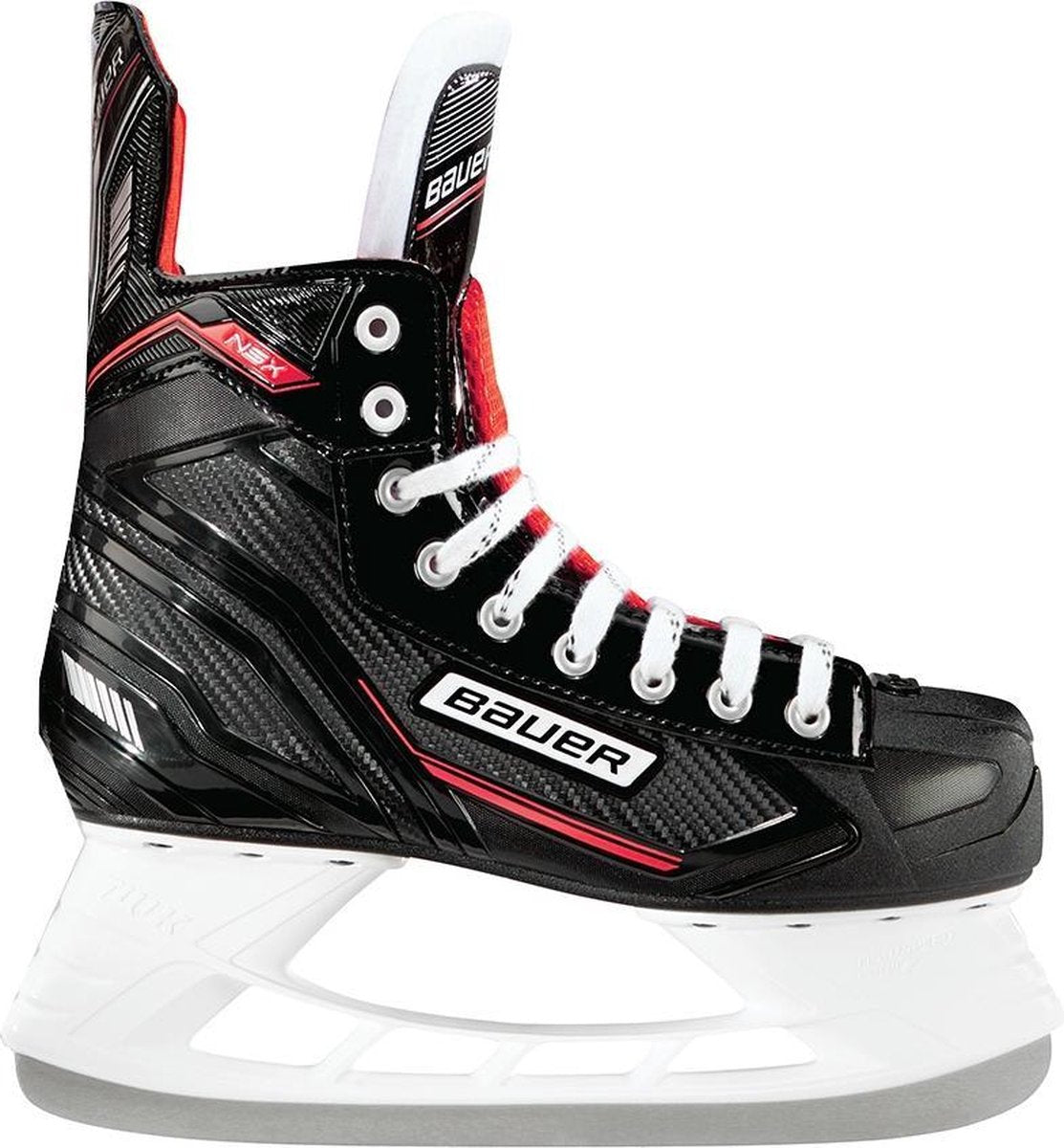 Bauer Schaatsen - Maat 37.5 - Unisex - zwart/rood/wit