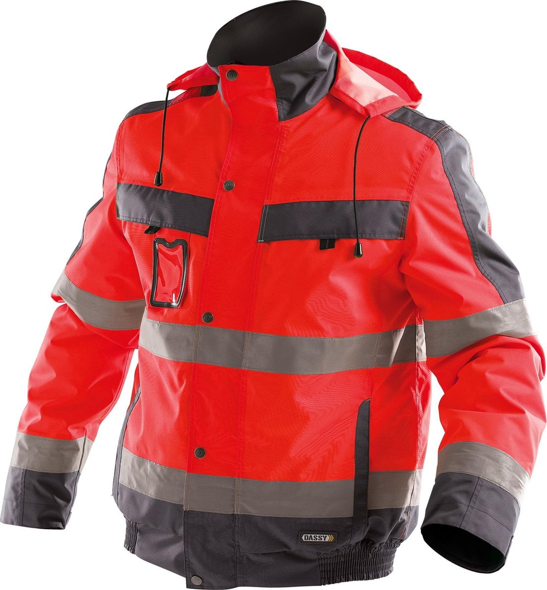 Dassy LIMA Winterjas Rood/GrijsXXL