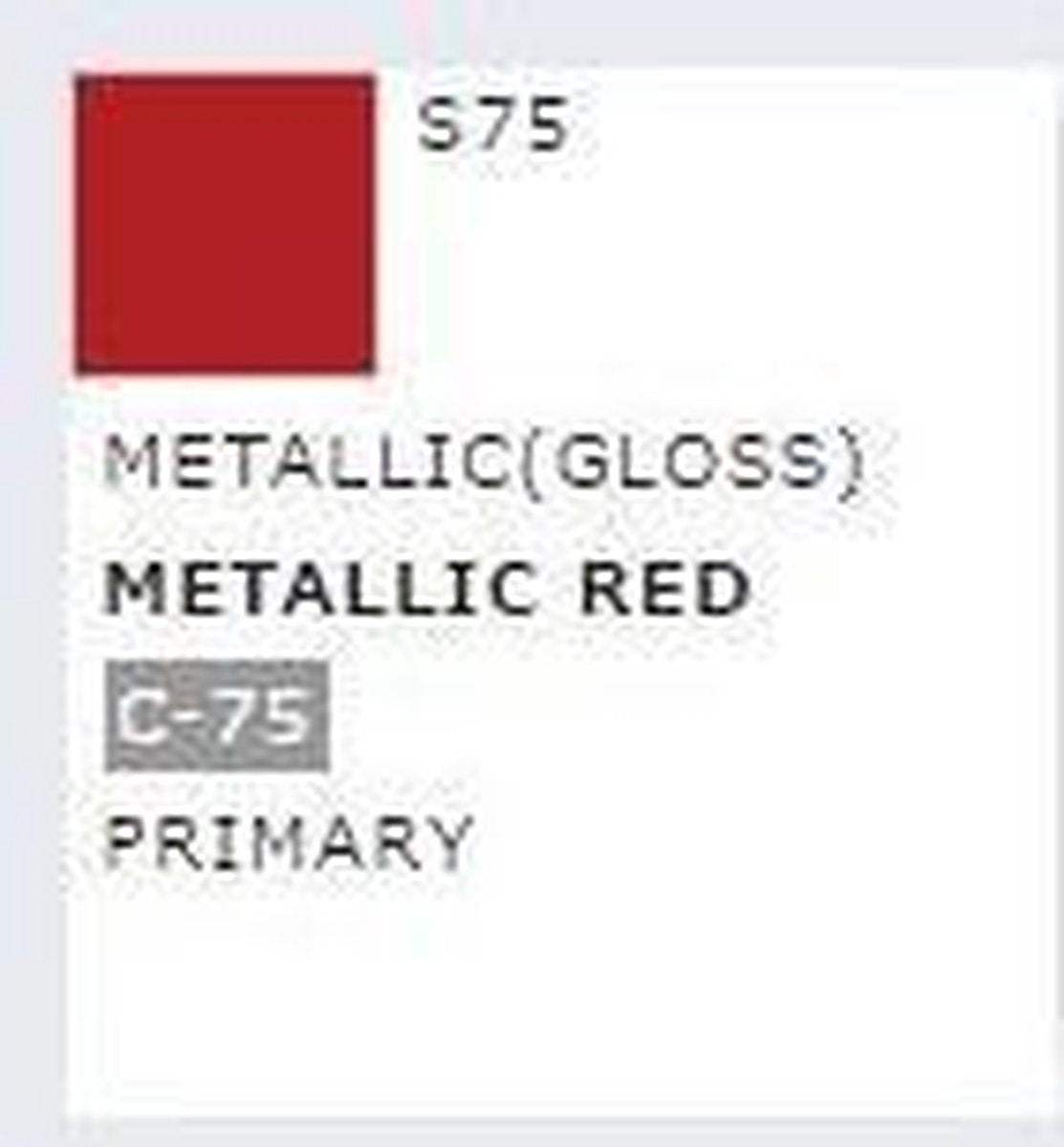 Mrhobby - Mr. Color Spray 100 Ml Metallic Red (Mrh-s-075)