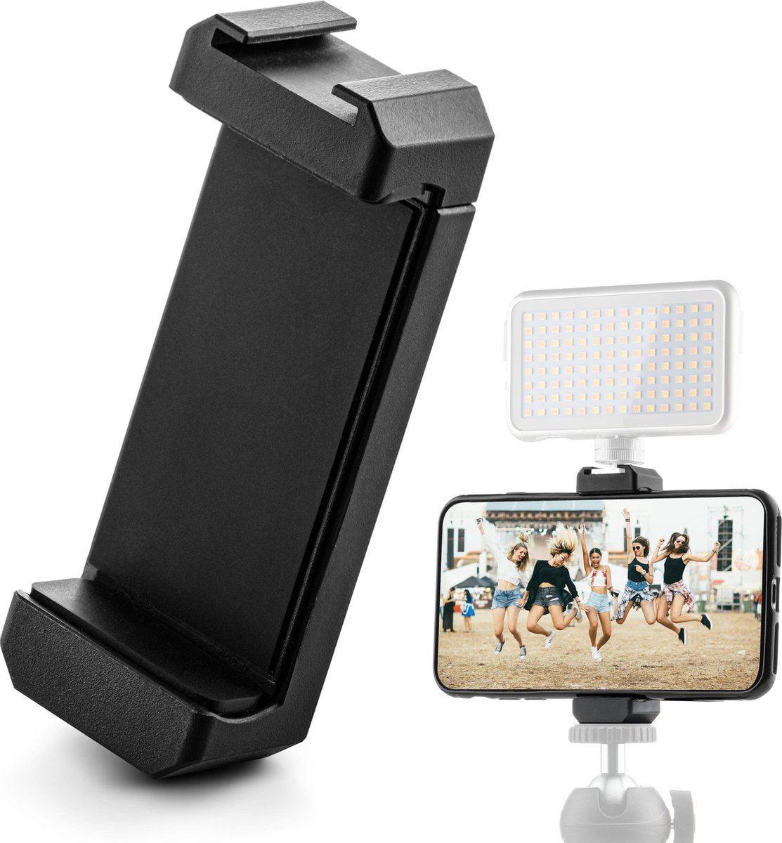 MOJOGEAR Telefoonhouder met Cold Shoe Mount