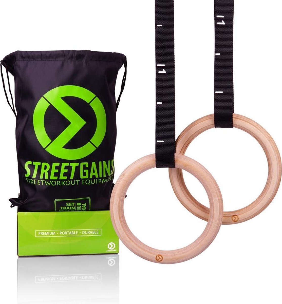 Houten CrossFit Gym Ringen (32MM) | StreetGains®