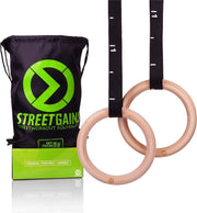 Houten Turn Gym Ringen (28MM) | StreetGains®