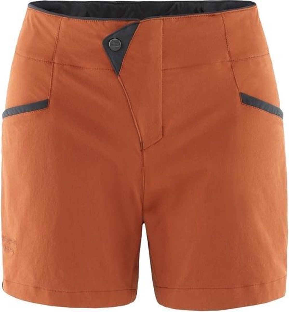 Klättermusen Outdoorshort Vanadis 2.0 Dames Polyamide Bruin Mt M