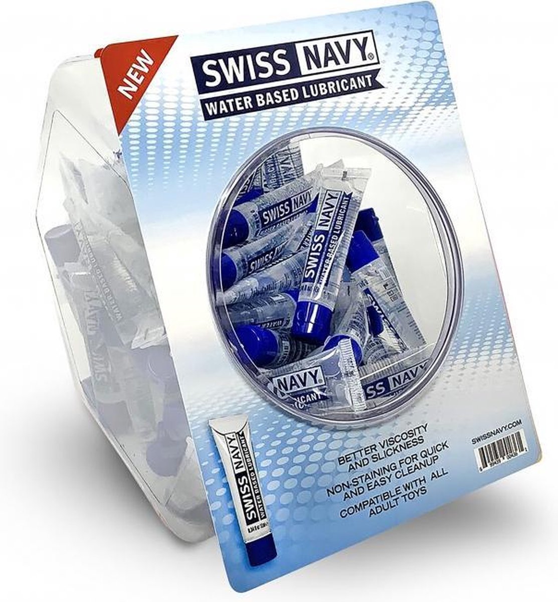 Water-Based Lubricant 10ml - Fishbowl - 100 pieces