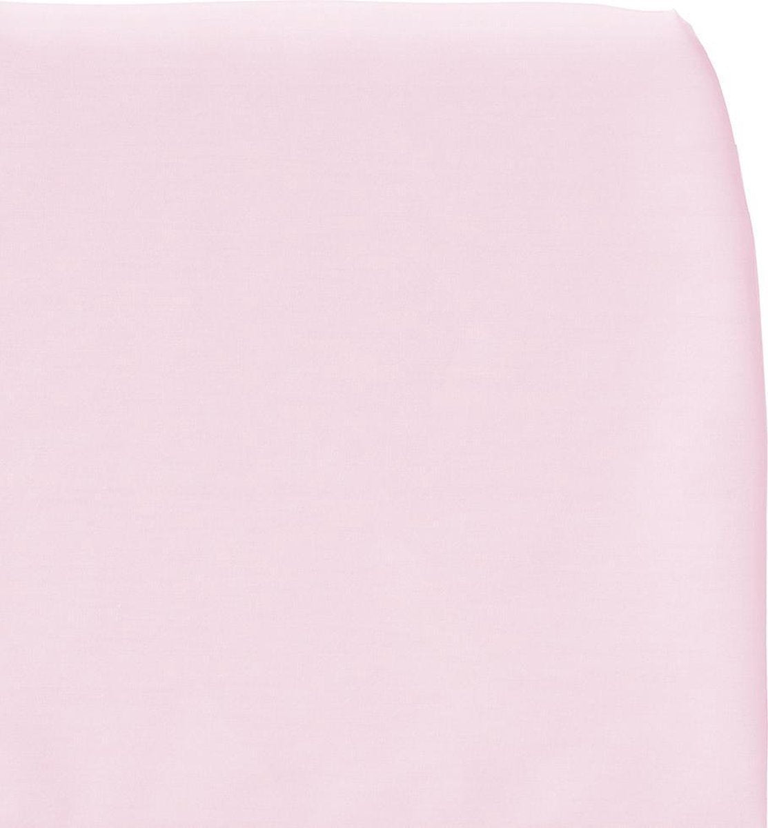 Cottonbaby hoeslaken wieg uni babyroze 40x80 cm