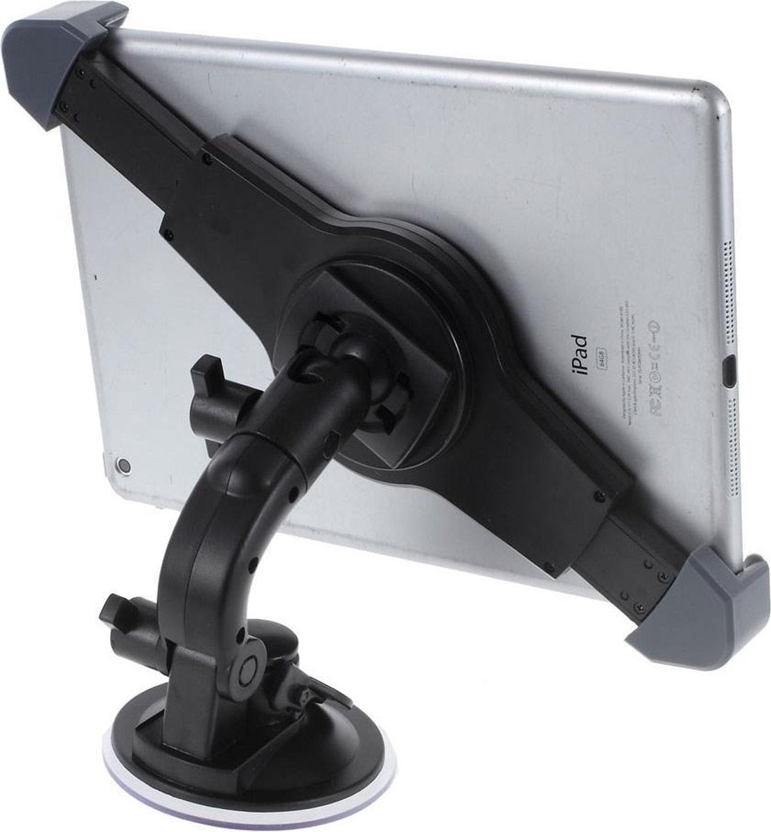 GadgetBay Universele Tablethouder met Zuignap auto iPad 7-12 inch - Zwart