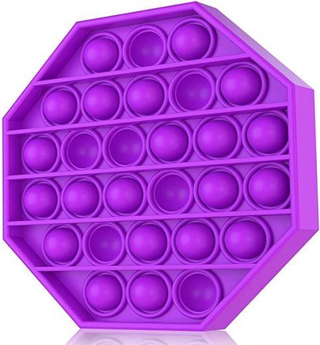 Premium Kwaliteit Pop-It Fidget | Anti Stress Speelgoed | Tik-Tok Fidget | Achthoek Paars
