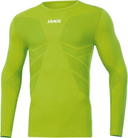 Jako Longsleeve Comfort 2.0 Kind Fluo Groen Maat 2XS