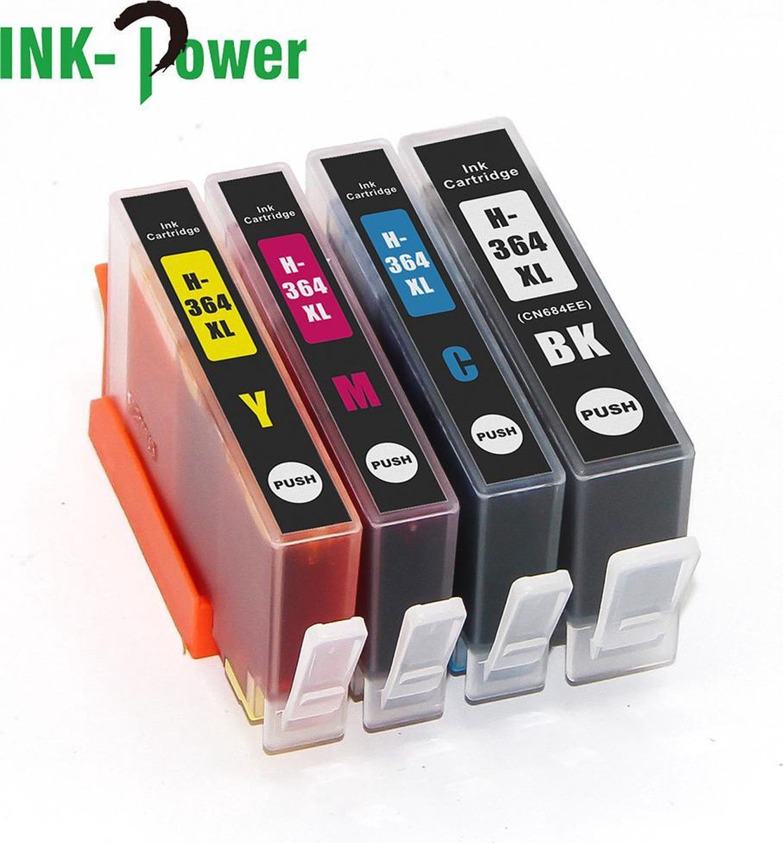 Inktcartridge voor HP 364XL | Multipack van 4 stuks voor HP Photosmart 5510 - 5514 - 5515 - 5520 - 5522 - 5524 - 5525 - 6510 - 6520 