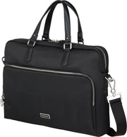 "Samsonite Laptopschoudertas - Karissa Biz 2.0 Bailhandle 15.6"" Black"