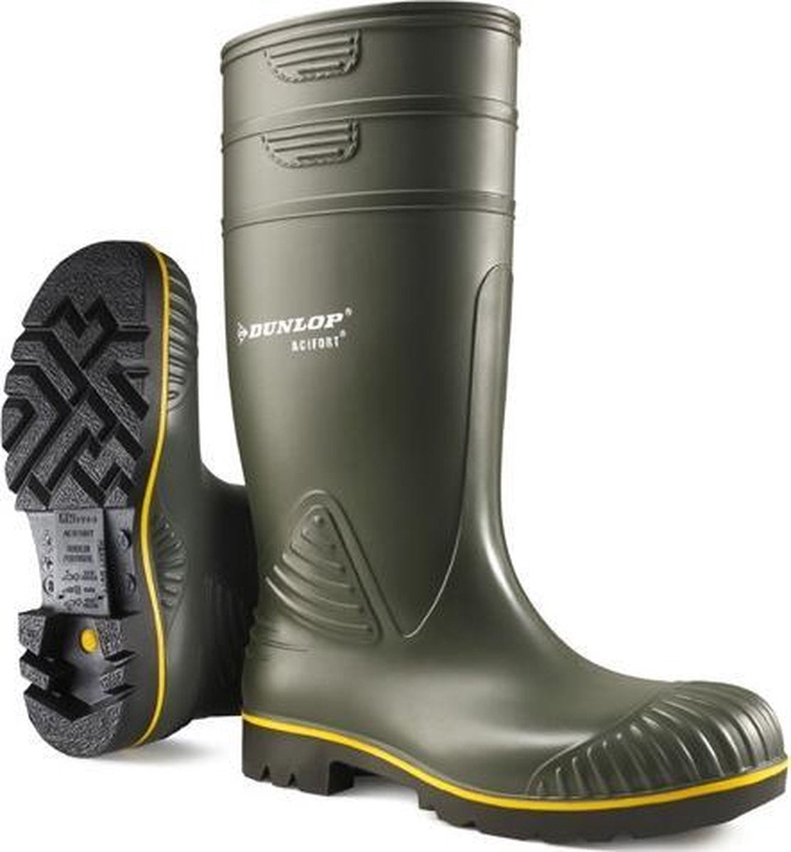 Acifort Knielaars Groen Speciaal voor Vee- en Landbouw | Dunlop B440631 | Maat 47
