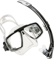 Aqua Lung Look + Zephyr - Snorkelset - Volwassenen - Transparant/Zwart