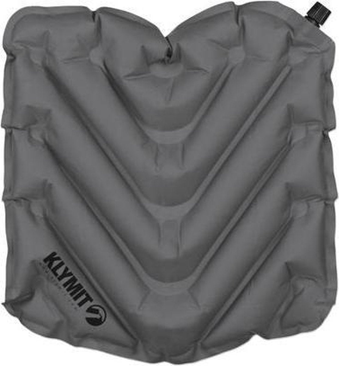 Klymit Opblaasbaar Zitkussen V Seat 37 X 34 Cm Donkergrijs